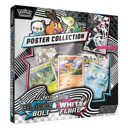 Black Bolt & White Flare Unova Poster Collection